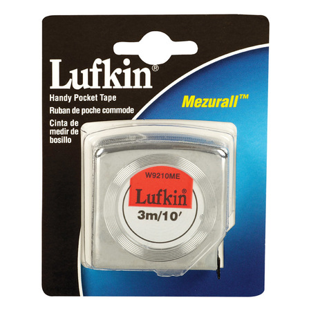 CRESCENT LUFKIN Rule Tape 1/2X3 Meter W9210ME